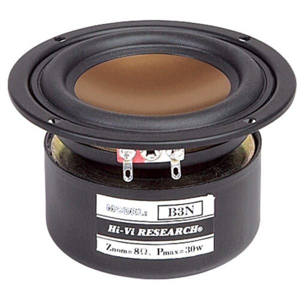Main product image for HiVi B3N 3" Aluminum Driver Round Frame 297-428